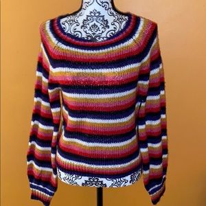 Crave fame cropped acrylic sweater S